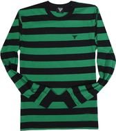 Green Striped Long Sleeve Shirt