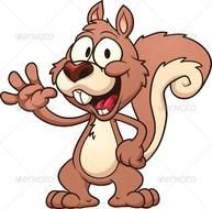 Cartoon Squirrel Clip Art N54