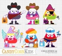 Hello Cuteness Kids Candy Corn