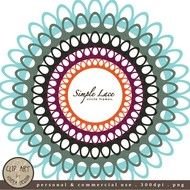 Lace Circle Clip Art