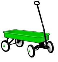 Red Wagon Clip Art N19