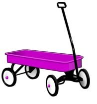 Red Wagon Clip Art N20