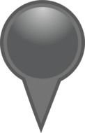 Ä°llustration of Black Map Marker