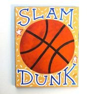 Basketball Slam Dunk Clip Art N18