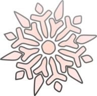 Cartoon Snowflake Clip Art N31