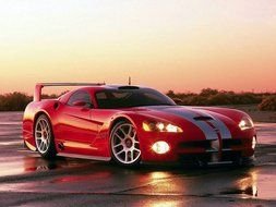 Dodge Viper Concept Car drawing