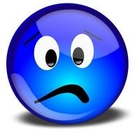 Blue Smiley Face Clip Art N25