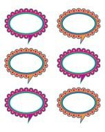 Free Printable Speech Bubble Template drawing