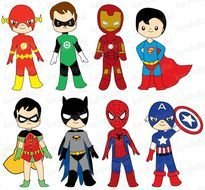 Superhero Clip Art N103