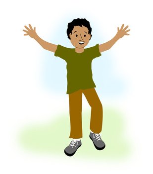 Boys Playing Clip Art Free