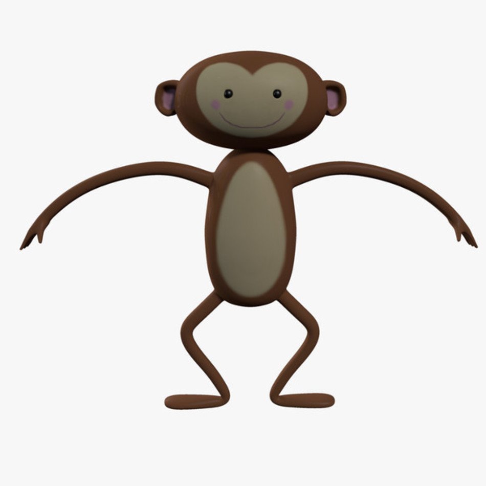 Cartoon Monkey Clip Art N91