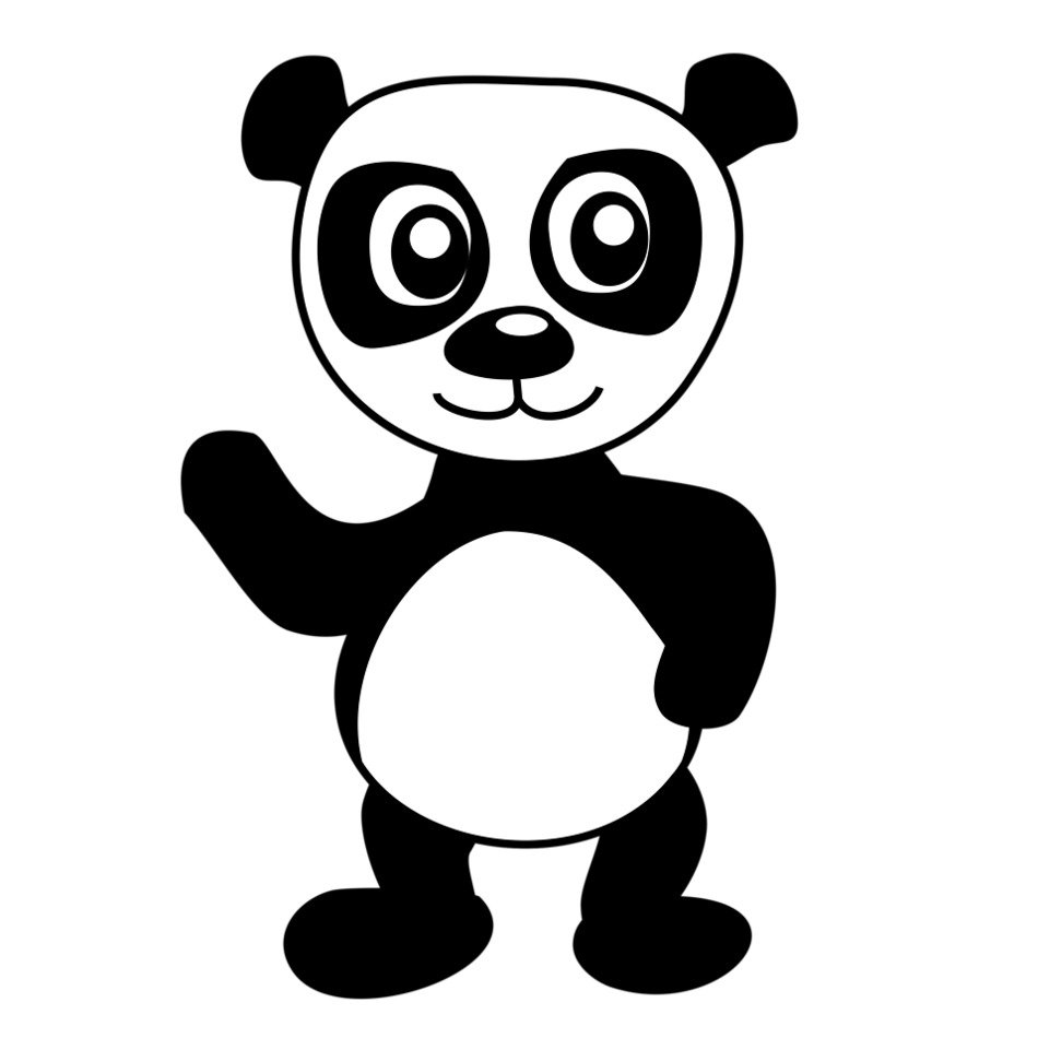 Cute Panda Bear Coloring Pages