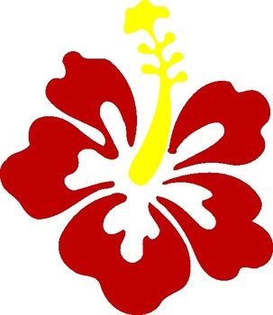 Pink Hibiscus Clip Art N4