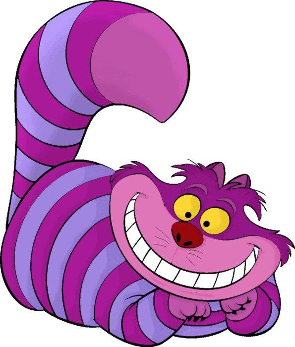 Cheshire Cat as a graphic illustration