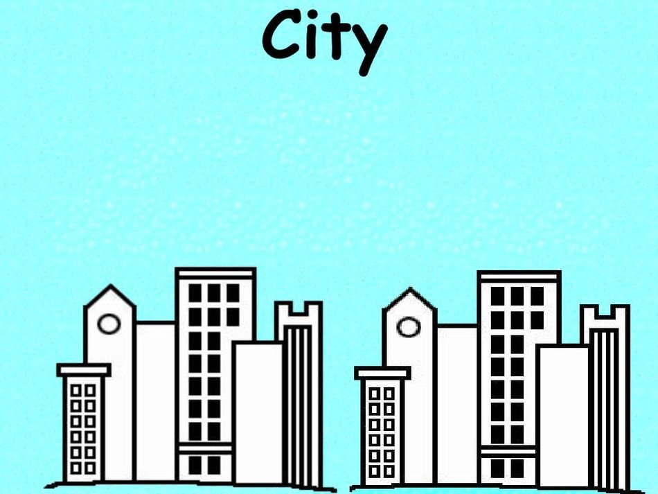 city as a picture for clipart