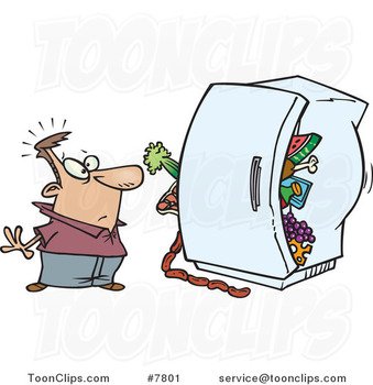 Cartoon Refrigerator N8