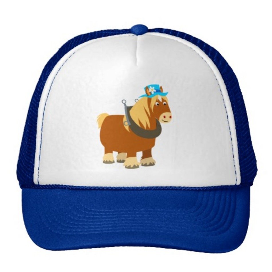 Cute Cartoon Trait Breton Horse Hat