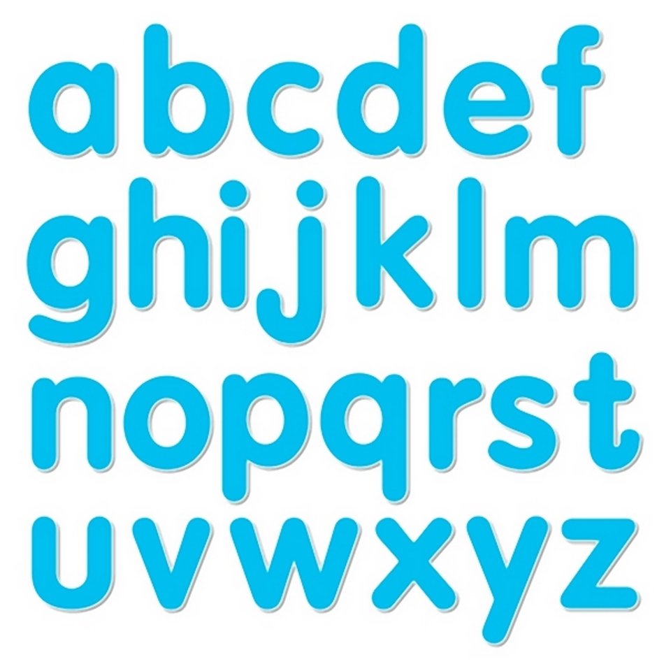 Lowercase Alphabet Letters