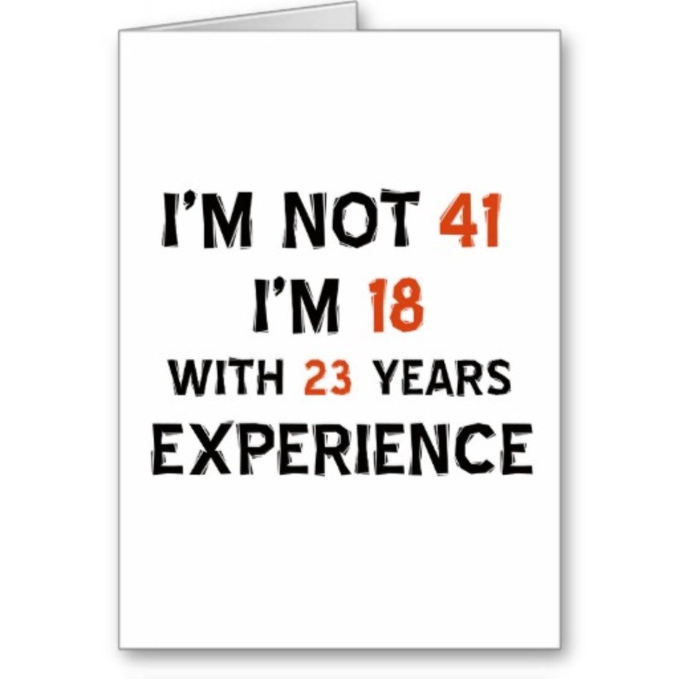41st Birthday Designs Greeting Cards