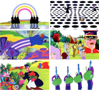 Yellow Submarine Movie Art