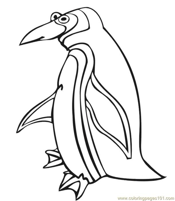 Free Printable Penguin Coloring Pages