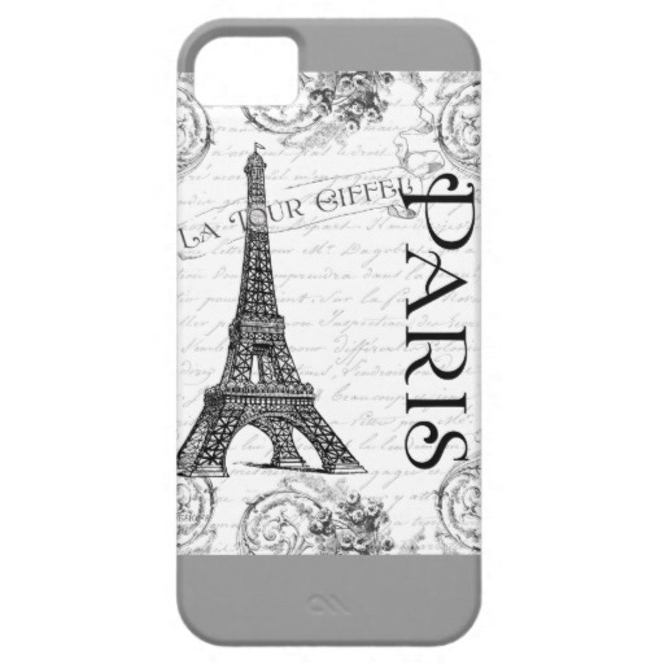 Eiffel Tower Black And White