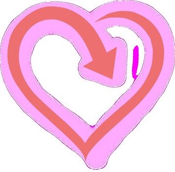 Heart With Arrow Clip Art N27