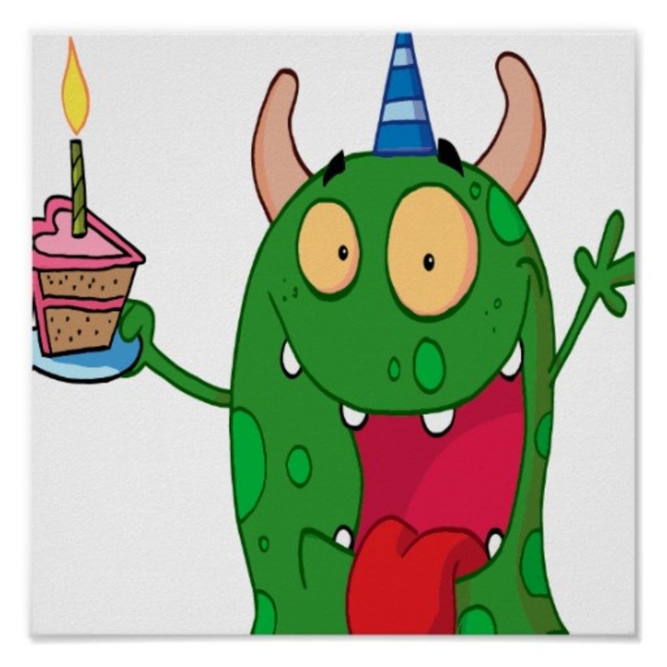 Funny Birthday Cartoon Clip Art