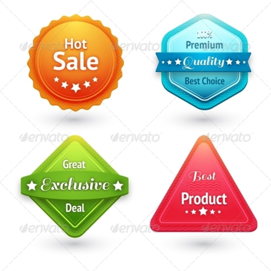 GraphicRiver Collection Of Sale Labels 6889435