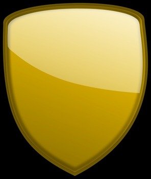 Gold Shield Clip Art N17
