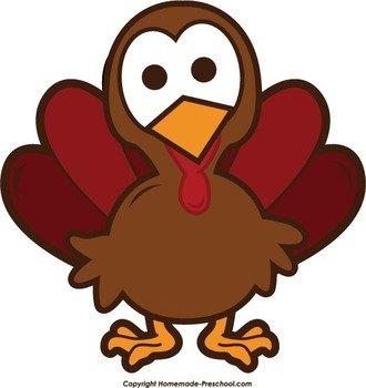 Cute Turkey Clip Art N11