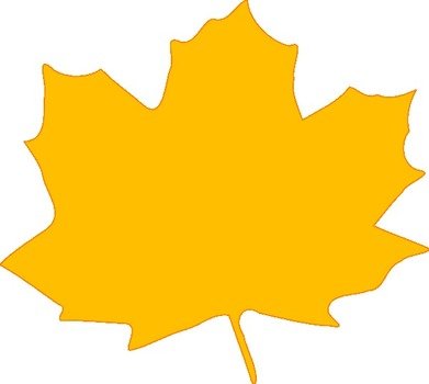 Red Fall Leaves Clip Art N3