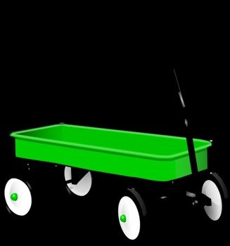 Red Wagon Clip Art N19