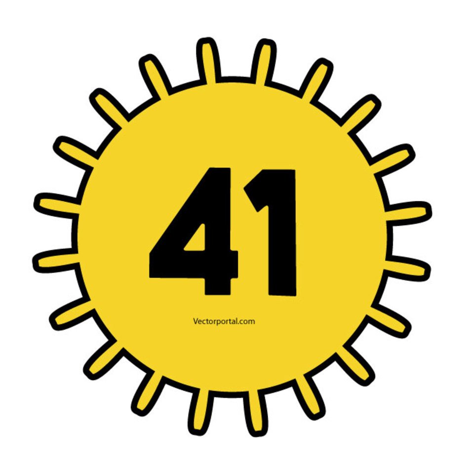 Hot Sunny Weather Symbols