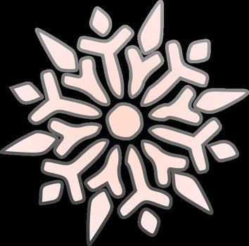 Cartoon Snowflake Clip Art N31
