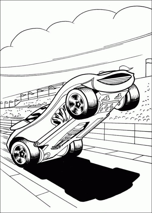 Hot Wheels Cars Coloring Pages