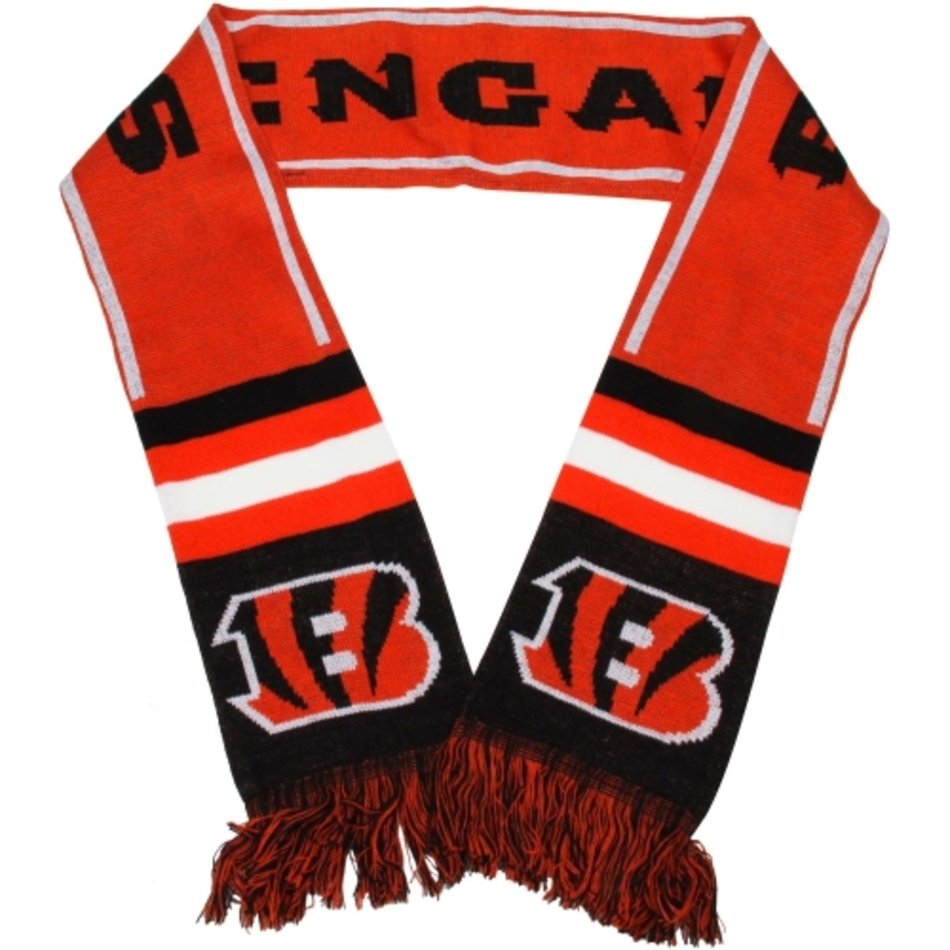 Cincinnati Bengals Wordmark Scarf Orange