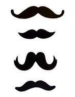 Mustache Template set drawing