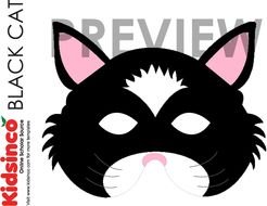 Printable Cat Mask Template N3