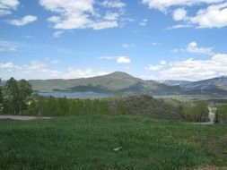 Beautiful landscape with the mountains in Utah