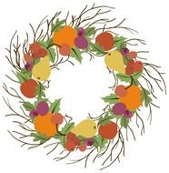 Download Holiday Fruit Wreathjpg
