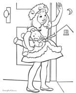 Free Printable Christmas Coloring Pages Kids