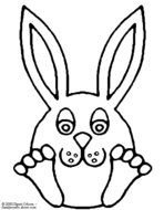 Easter Bunny Coloring Pages N5