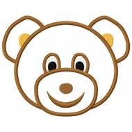 Teddy Bear Face Clip Art N7