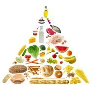 food pyramid as a picture for clipart