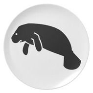 Manatee Silhouette Clip Art