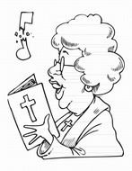 Choir Coloring Pages