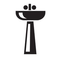 Pedestal Sink Clip Art