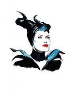 Maleficent Angelina Jolie Drawing