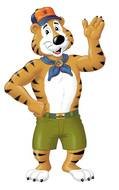 drawing of a tiger in a suit